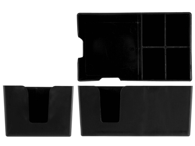 Black Plastic Storage Box 502500 Square