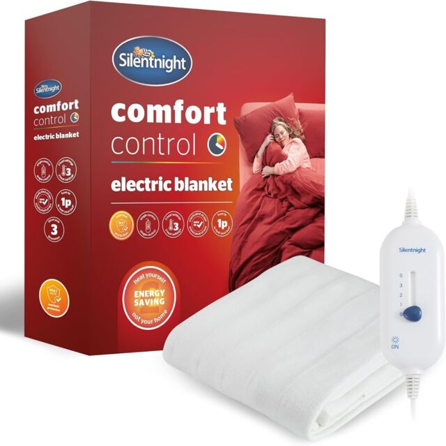 Silentnight 378574eb King Size Comfort Control Electric Blanket -