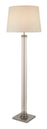 Floor Light Silver Pedestal Satin Searchlight 5142ss