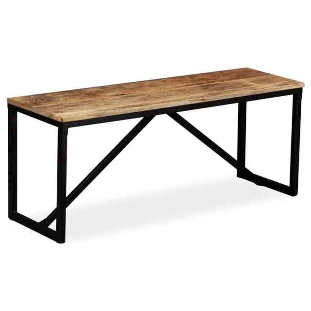 Bench Solid Mango Wood 110x35x45 Cm Vidaxl