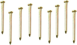 Merriway Bh02287 (100 Pcs) Eb Plain Head Hardened Picture Pin, Brass