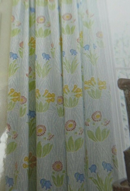 "V&a Cowslip Curtains 66"" X 72"" Drop 100% Cotton Sateen, And Sealed."