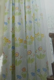 "V&a Cowslip Curtains 66"" X 72"" Drop 100% Cotton Sateen, And Sealed."