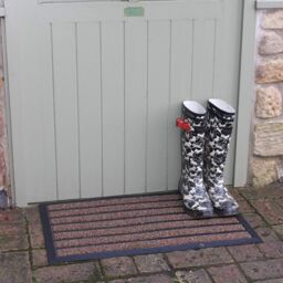 Jvl Dirt Stopper Pro Rectangular Scraper Entrance Door Mat, 45 X 75 Cm