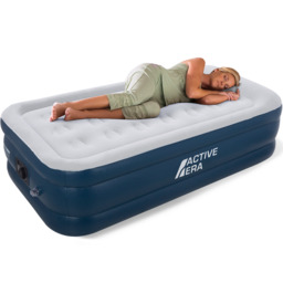 Active Era Premium Single Size Air Bed With A Built-in Electric Pump