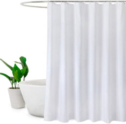 "Eurcross Extra Long Shower Curtains 180 X 210cm Drop/72""x 84"",mildew"