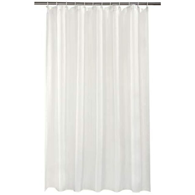 Spectrum 180 X 180 Cm Shower Curtain And Rings Set, Cream