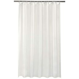 Spectrum 180 X 180 Cm Shower Curtain And Rings Set, Cream