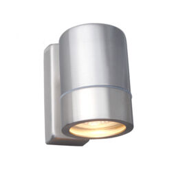 Robus Tralee R135-13 Gu10 Down Wall Light Ip44 Brushed Chrome
