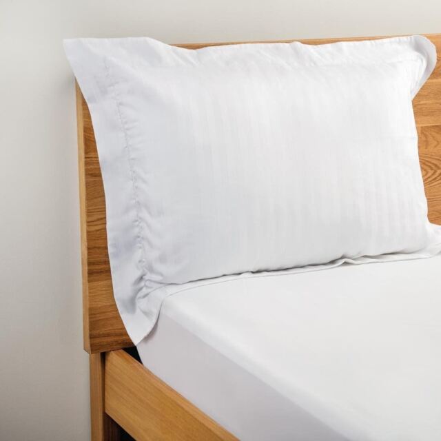 Mitre Comfort Monaco Housewife Pillowcase In White - Egyptian Cotton -