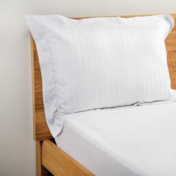Mitre Comfort Monaco Housewife Pillowcase In White - Egyptian Cotton -