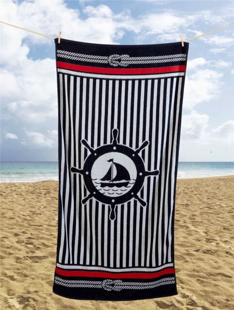 Nautical Beach Towel 85x160cm