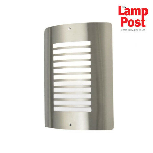 Forum Zn-25340-sst Outdoor Garden Wall Light Sigma Slatted Panel
