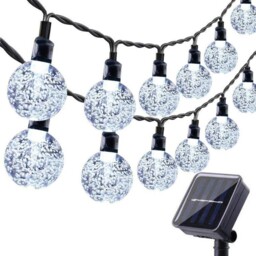 Value Range Solar String Led Lights With Auto Senser White - At8002