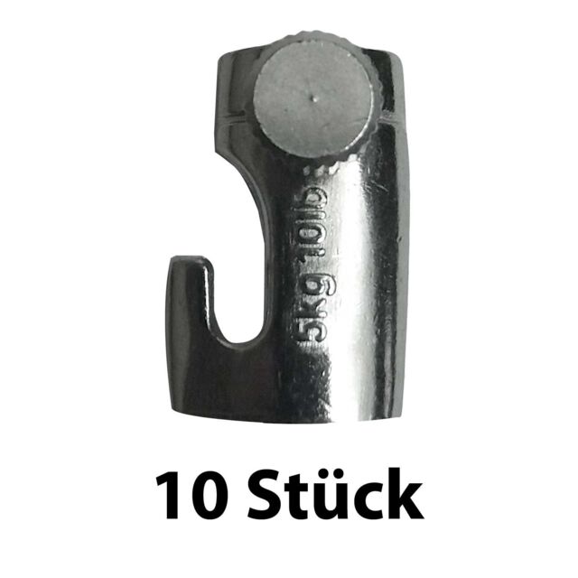 10 Adjustable Hooks H50 For Picture Rails, Load Capacity 5kg