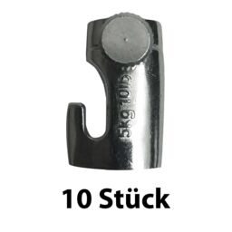 10 Adjustable Hooks H50 For Picture Rails, Load Capacity 5kg