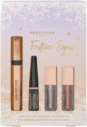 Profusion Cosmetics Festive Eye Kit With Liquid Eyeshadow, Classic