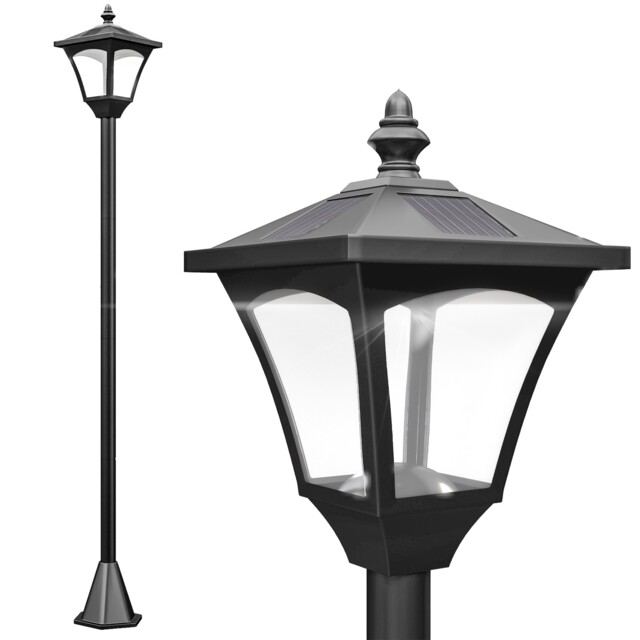 Outsunny Outdoor Garden Solar Light With Base Freestanding