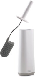 Joseph Joseph Flex Silicone Toilet Brush With Holder - Grey/white,