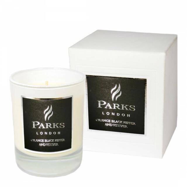 Parks London Candle Orange Black Pepper & Vetiver 30cl Bb11 Xmas