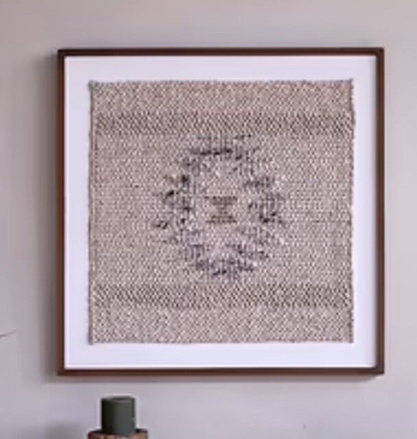 Nkuku Lena Textured Wall Art Natural Rrp £250.00