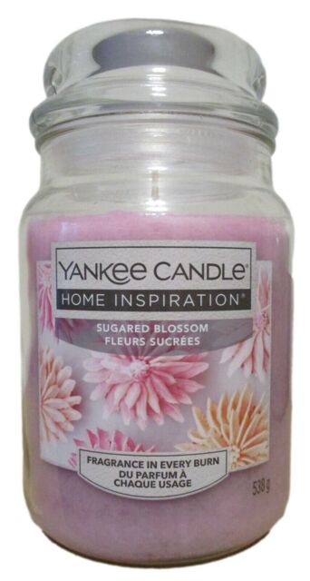 Brand Yankee Candle Sugar Blossom Large Glass Jar - 538g Super Fast