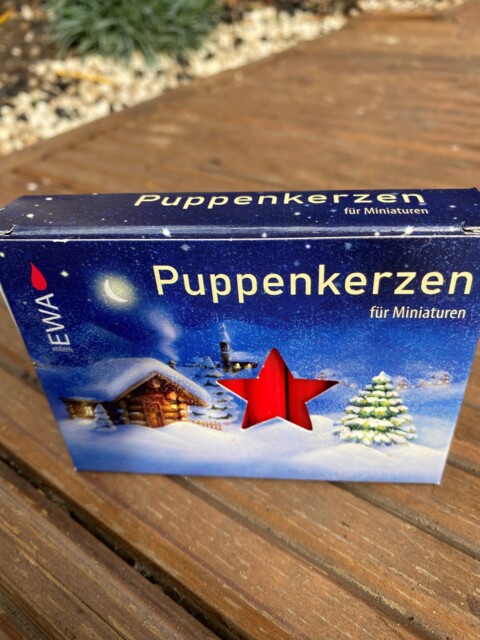 20 Red White Christmas Pyramid Candles German Pyramiden Kerzen 10x65