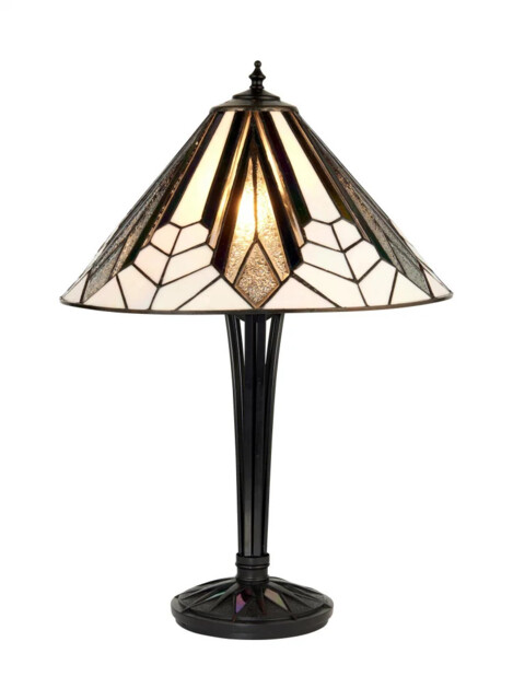 Tiffany Table Light Floor Black Astoria 2 400mm Interiors 1900 63939