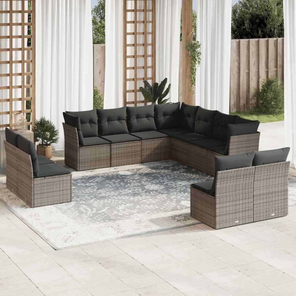 Natural Rattan Poly Rattan Sofa Set Rattan Corner Sofa Set Outdoor