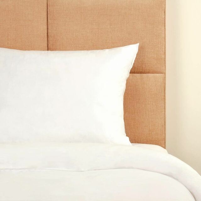 Mitre Eco Recycled Hollowfibre Pillow Soft In White - Cotton - Eco