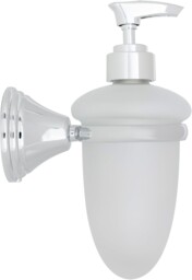 Croydex Westminster Soap Dispenser - Chrome & Glass
