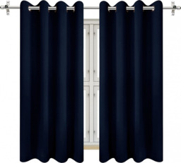 "Utopia Bedding 2 Panels Eyelet Blackout 46 X W46""xl54"" (117 X 137 Cm),"