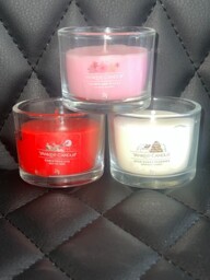 Yankee Candle 3 Pack Votive Candles Christmas Eve Snowflake Spun Sugar