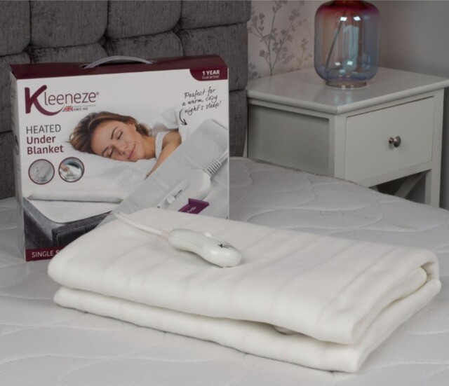 Kleeneze Kl1285stk Electric Heated Under Blanket For Double Bed Soft