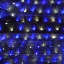 180 Led 1.7m X 1.2m Premier Multi Action Christmas Net Lights Blue &
