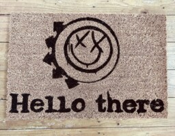 Blink 182 Coir Pvc Backed Door Mat 40 X 70cm