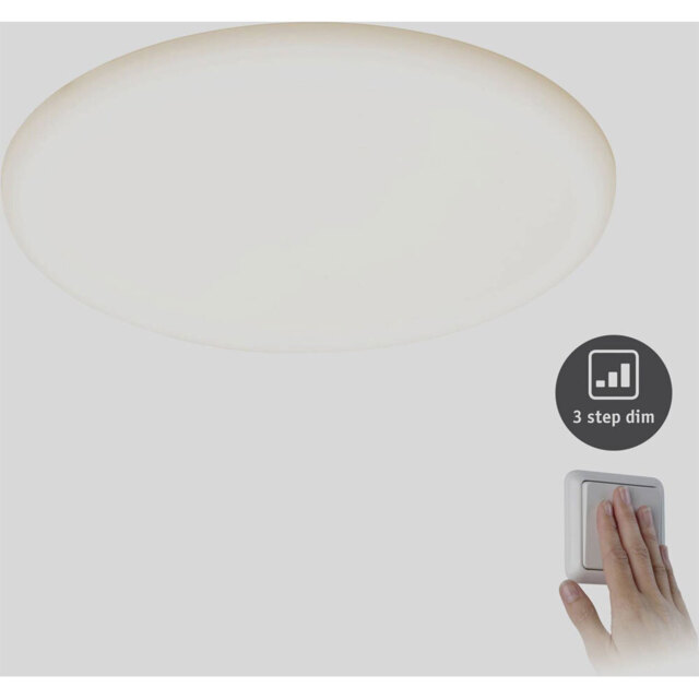 Paulmann 93064 Veluna Led Recessed Light 21w Frameless Satin Dimmer