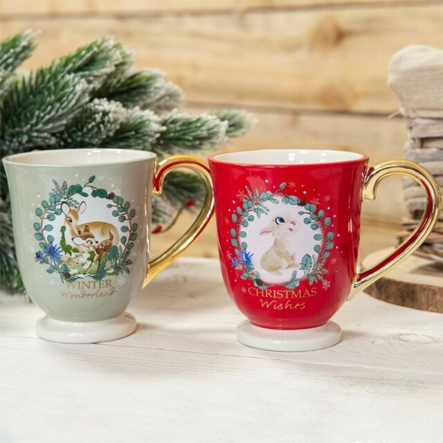Disney Bambi Enchanted Forest Christmas Collection Mugs Set - Bambi &