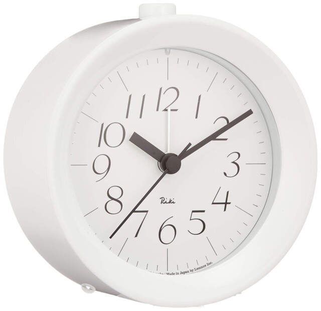 Lemnos Analog Riki Alarm Clock White Wr09-14 Wh