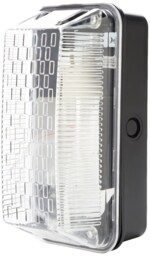 Rectangular Bulkhead Light 100w Black Outdoor Wall Light Fitting