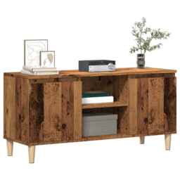 Tv Cabinet Old Wood 102x35x50 Cm Engineered Wood Vidaxl