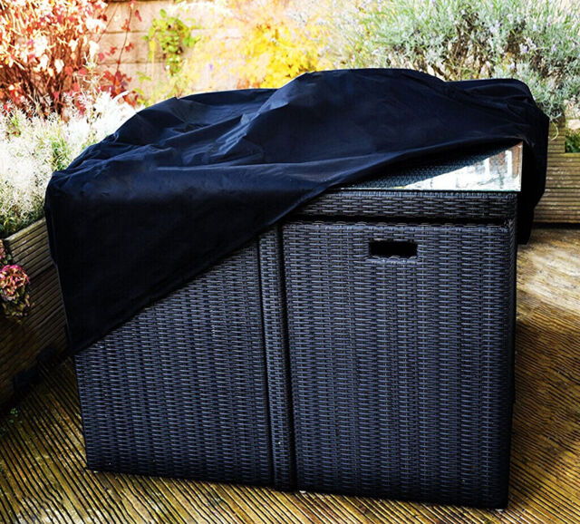 Heavy Duty Waterproof Garden Patio Furniture Cover For Rattan Table