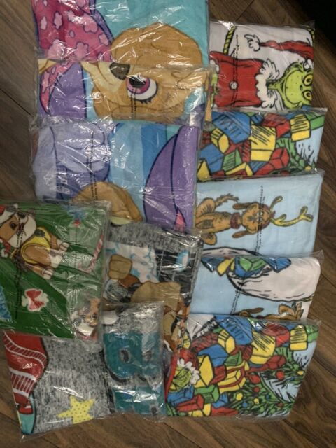 Paw Patrol Rescue/ Grinch Soft Fleece Blanket - 100 X 140cm