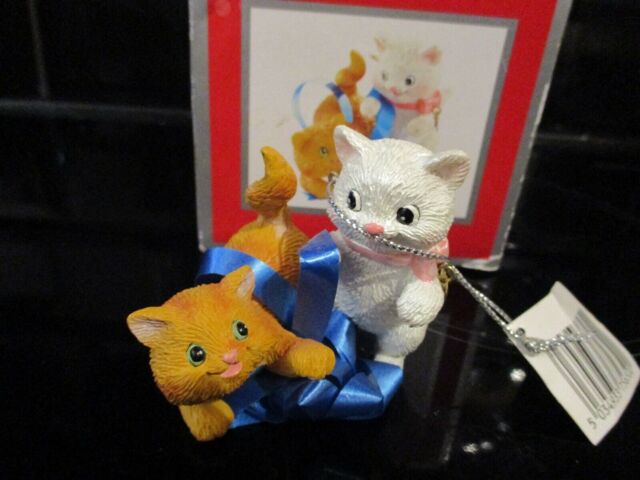 Clintons Heirloom Merry Mischief Makers Cats Ornament Brand Very Rare