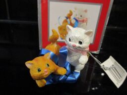 Clintons Heirloom Merry Mischief Makers Cats Ornament Brand Very Rare