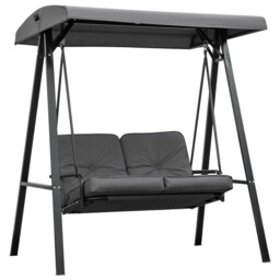 Outsunny 2 Seater Garden Outdoor Swing Chair Hammock W/ Adjustable