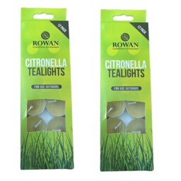 Citronella Tealight Candles Outdoor Garden Home Mosquito Fly Insect