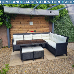 8 Seater Rattan Sofa Set Outdoor Garden Patio Furniture Dining Seating