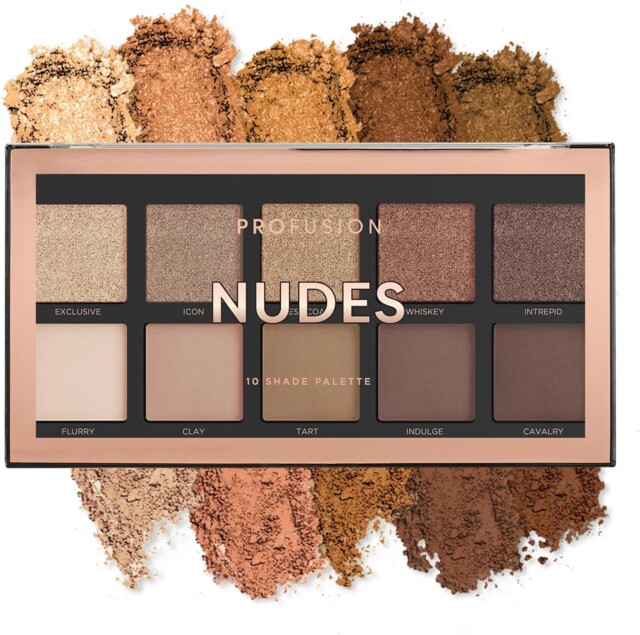 Profusion Cosmetics 10 Shade Eyeshadow Palette - High 16 (pack Of 1),