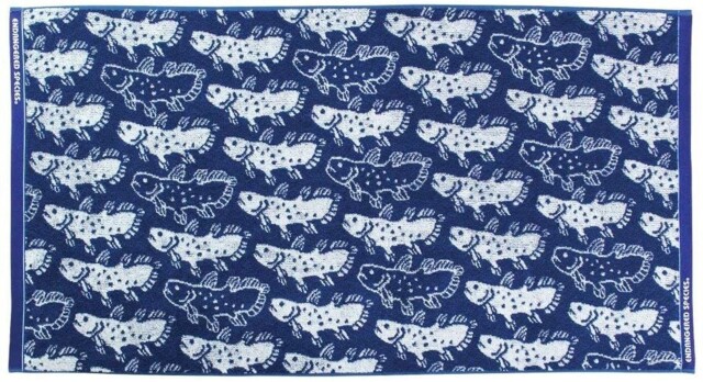 Carolata Imabari Towel Animal Bath Towel Fish 120×60cm
